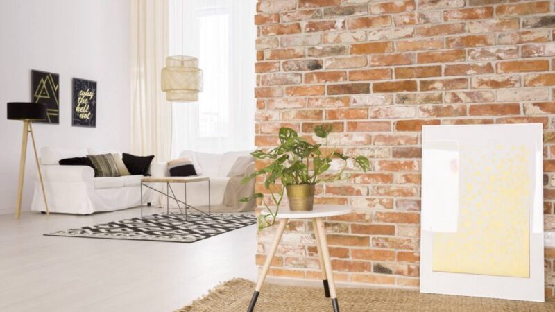 Zastosowanie płytek z cegieł we wnętrzu