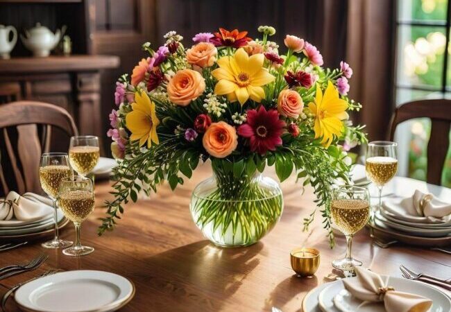 Jakie kwiaty na stół będą idealne na rodzinny obiad?